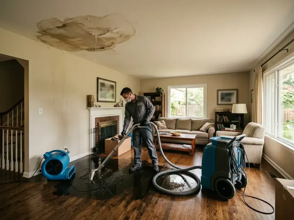 attic-pipe-burst-ceiling-drip-008 — frequently asked questions, Water Damage Restoration & Carpet Care in Peabody, MA